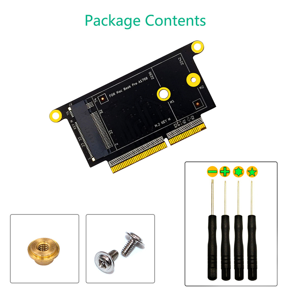 Thẻ Chuyển Đổi Pcb M.2 Nvme Ssd Cho Macbook Pro A1708 | BigBuy360 - bigbuy360.vn