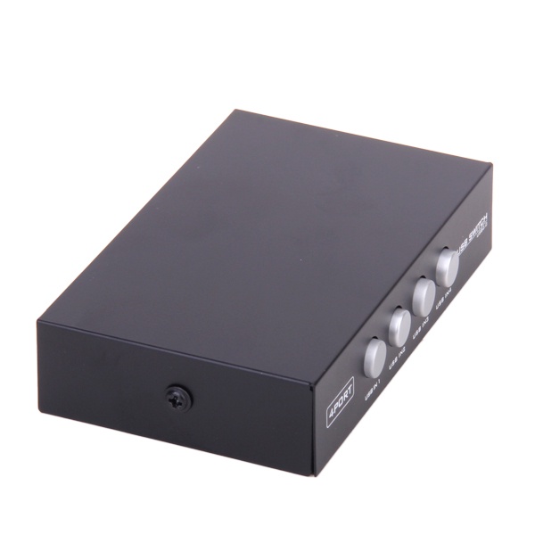 Công Tắc Chuyển Đổi 4 Cổng Usb 2.0 Divide Cho Máy Scan - Màu Đen | BigBuy360 - bigbuy360.vn