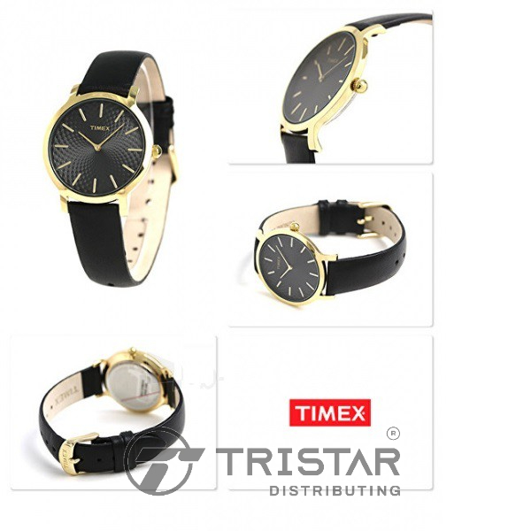 Đồng hồ Nữ Timex Metropolitan 34mm-TW2R36400 Dây Da - Chính Hãng