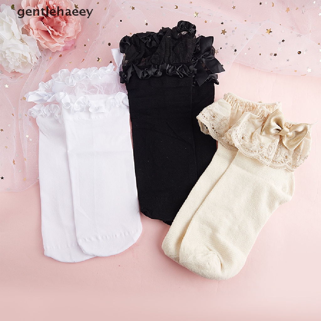 Vớ Công Chúa Phối Ren Phong Cách Lolita Nhật Bản Đáng Yêu Cho Nữ