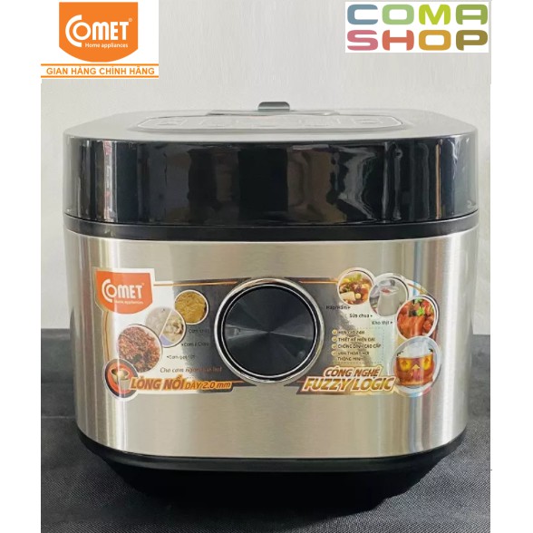 CM8088 - NỒI CƠM ĐIỆN TỬ LÒNG NIÊU COMET 1.8L (5-6 NGƯỜI ĂN) - BẢO HÀNH CHÍNH HÃNG 12 THÁNG | BigBuy360 - bigbuy360.vn
