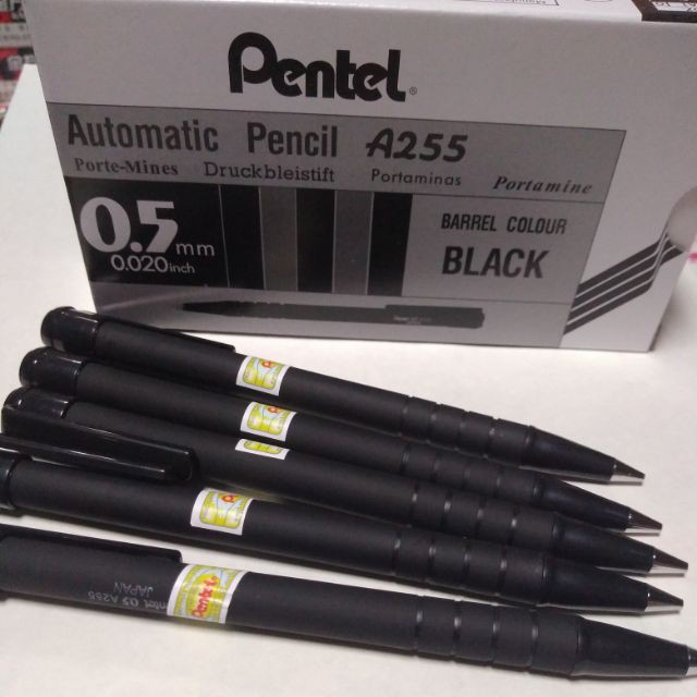 Bút chì bấm Pentel 0.5 A255 Japan chính hãng