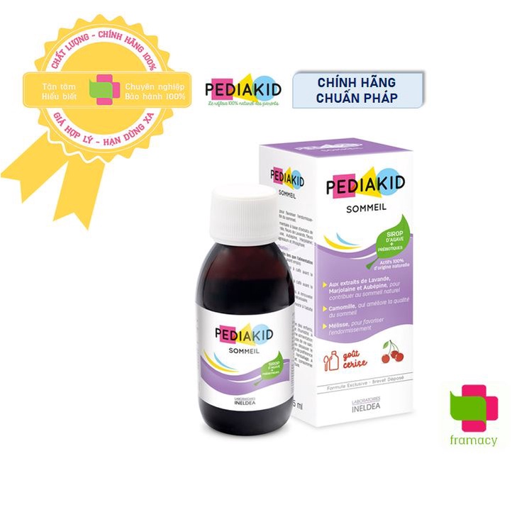 Siro Pediakid Sommeil, Pháp (125ml) giúp ngủ ngon cho bé từ 6 tháng tuổi trở lên