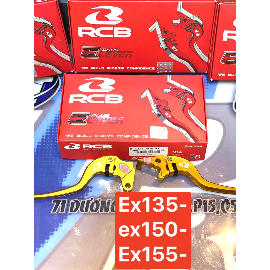 Cặp tay thắng RCB E+ (PLUS) gắn cho Shvn -  sh150 -  AB -  Exciter - Winner CHÍNH HÃNG RACING BOY _Dochoixemaynhapkhau