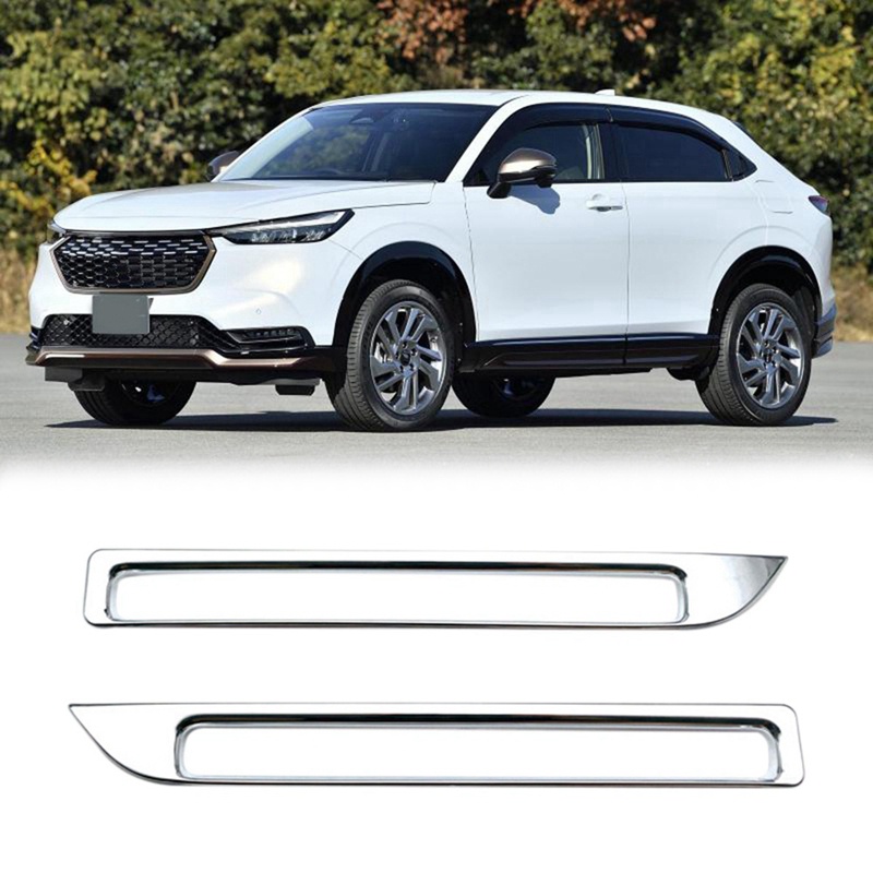 Khung Viền Trang Trí Đèn Sương Mù Phía Sau Xe Hơi Honda Vezel HR-V HRV 2021 2022 ABS