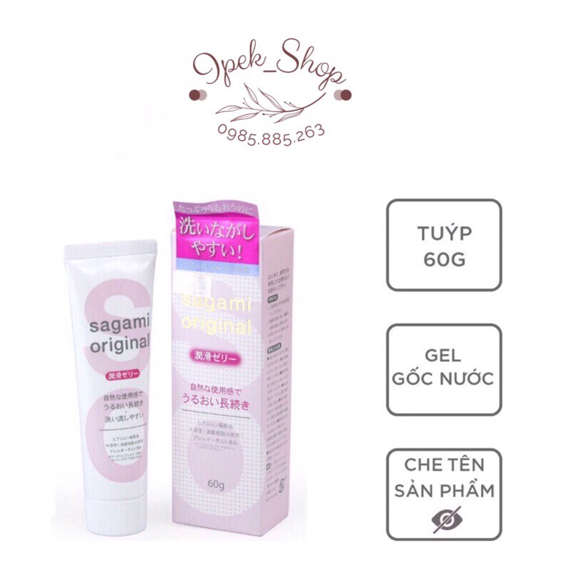 Gel bôi trơn SAGAMI Original Nhật Bản 60g - Ipek_Shop