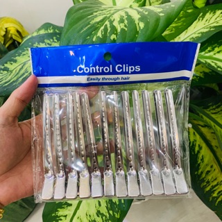 [Dụng cụ tóc] Kẹp vịt sắt giữ nếp tạo sóng tóc cho make up (12 kẹp)