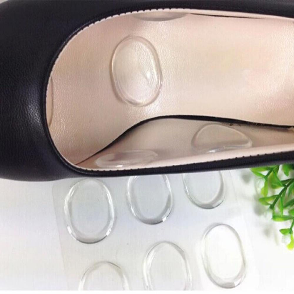 Set 6 Miếng Đệm Giày Cao Gót Bằng Silicon Gel Thời Trang Tiện Dụng Cho Nữ
