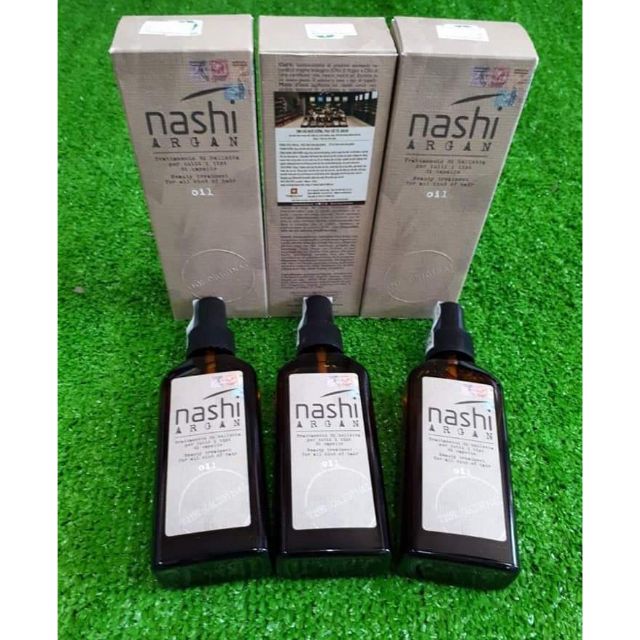 TINH DẦU BÓNG DƯỠNG TÓC NASHI ARGAN OIL CHÍNH HÃNG (Ý) PHỤC HỒI TÓC HƯ TỔN KHÔ XƠ CHẺ NGỌN 100ML