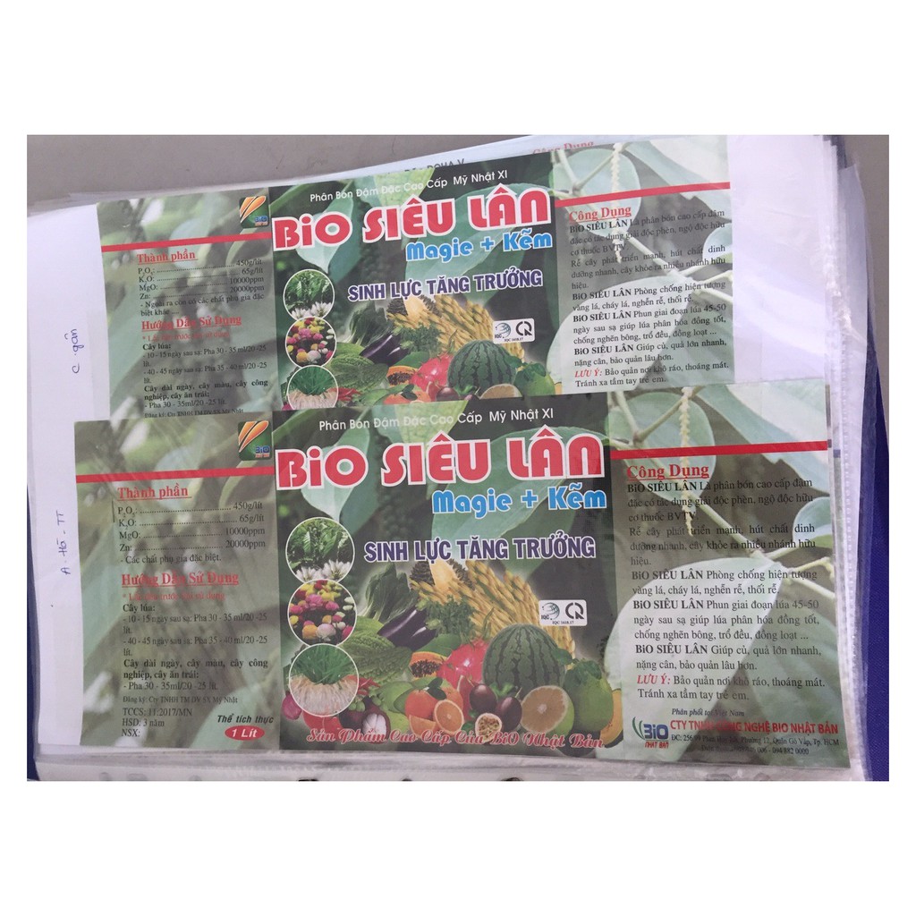 Siêu Lân Magie - Kẽm Phân Bón Lá Cao Cấp