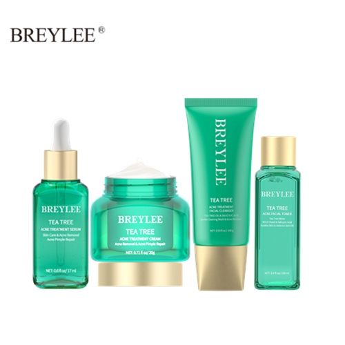 Bộ 4 sản phẩm Breylee hỗ trợ giảm mụn cao cấp chuyên dụng