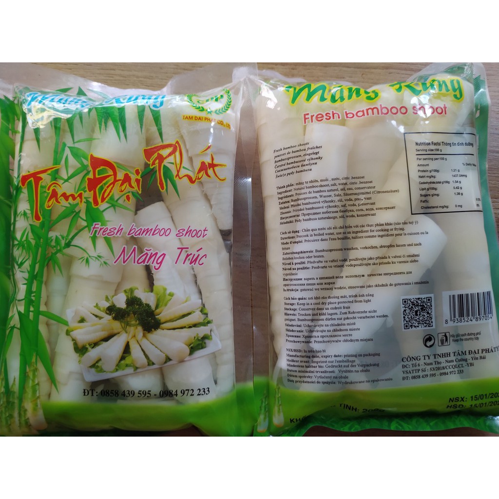 Măng trúc nhỡ Tâm Đại Phát đặc sản Tây Bắc