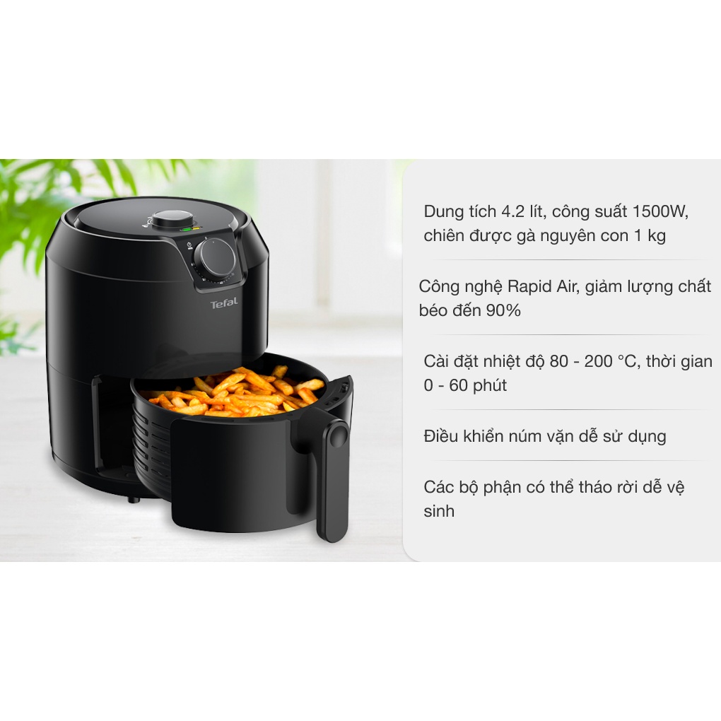 Nồi chiên không dầu Tefal EY201815 4.2L - Hàng chính hãng