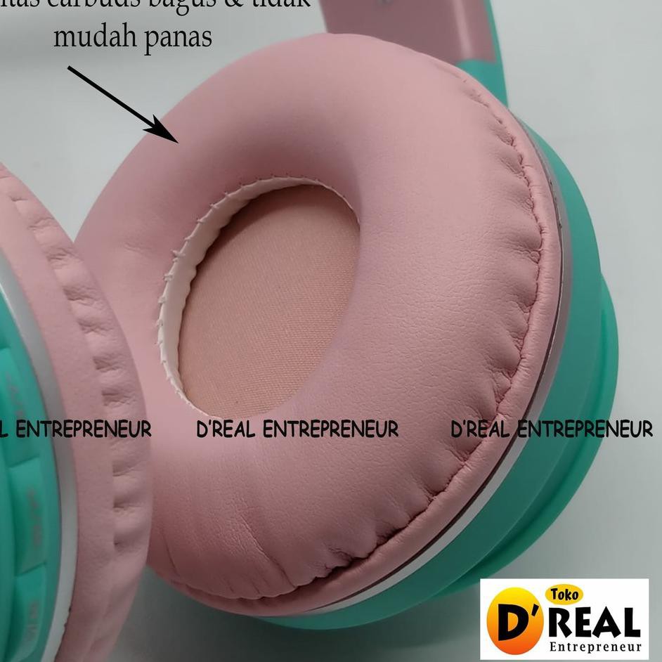 Tai Nghe Bluetooth Có Đèn Led Macaron Q42Q 031 | BigBuy360 - bigbuy360.vn