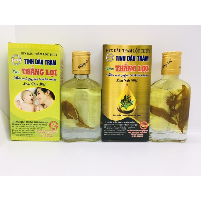 Bán sỉ COMBO 5 Chai Tinh Dầu Tràm Kháng Khuẩn THẮNG LỢI 80ml