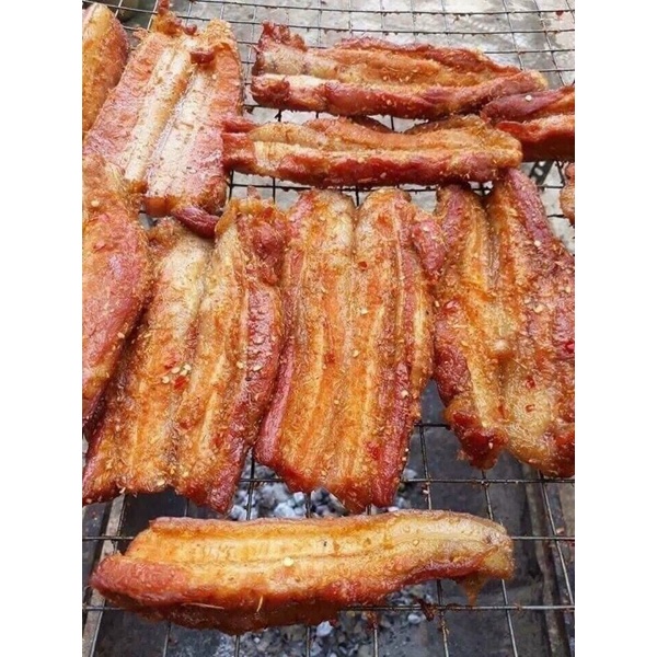 Ba Rọi Ướp Xả 1 Nắng khay 500gr