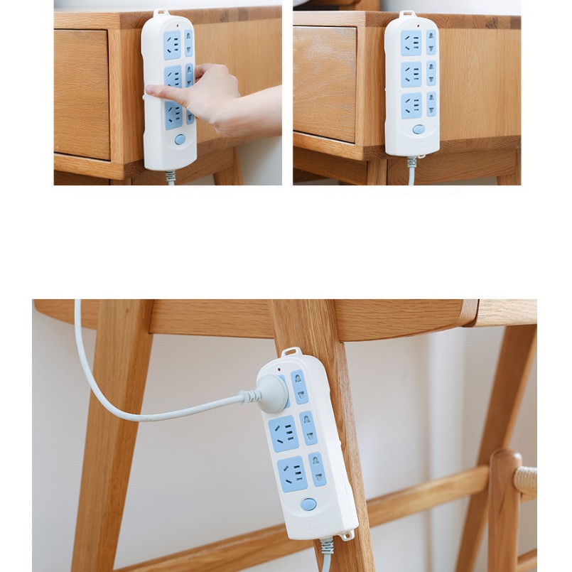 Treo cục phát wifi, ổ cắm điện, remote với bộ dán tường T24 tháo lắp tiện lợi