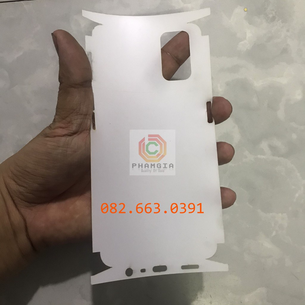 Dán PPF bóng, nhám cho Oppo A92 / Oppo a52 màn hình, mặt lưng, full lưng viền siêu bảo vệ