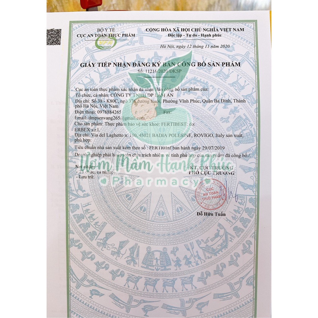 Fertibest  tăng thụ thai, tinh trùng yếu sẽ tăng chất lượng và số lượng, hỗ trợ vô sinh hiếm muộn