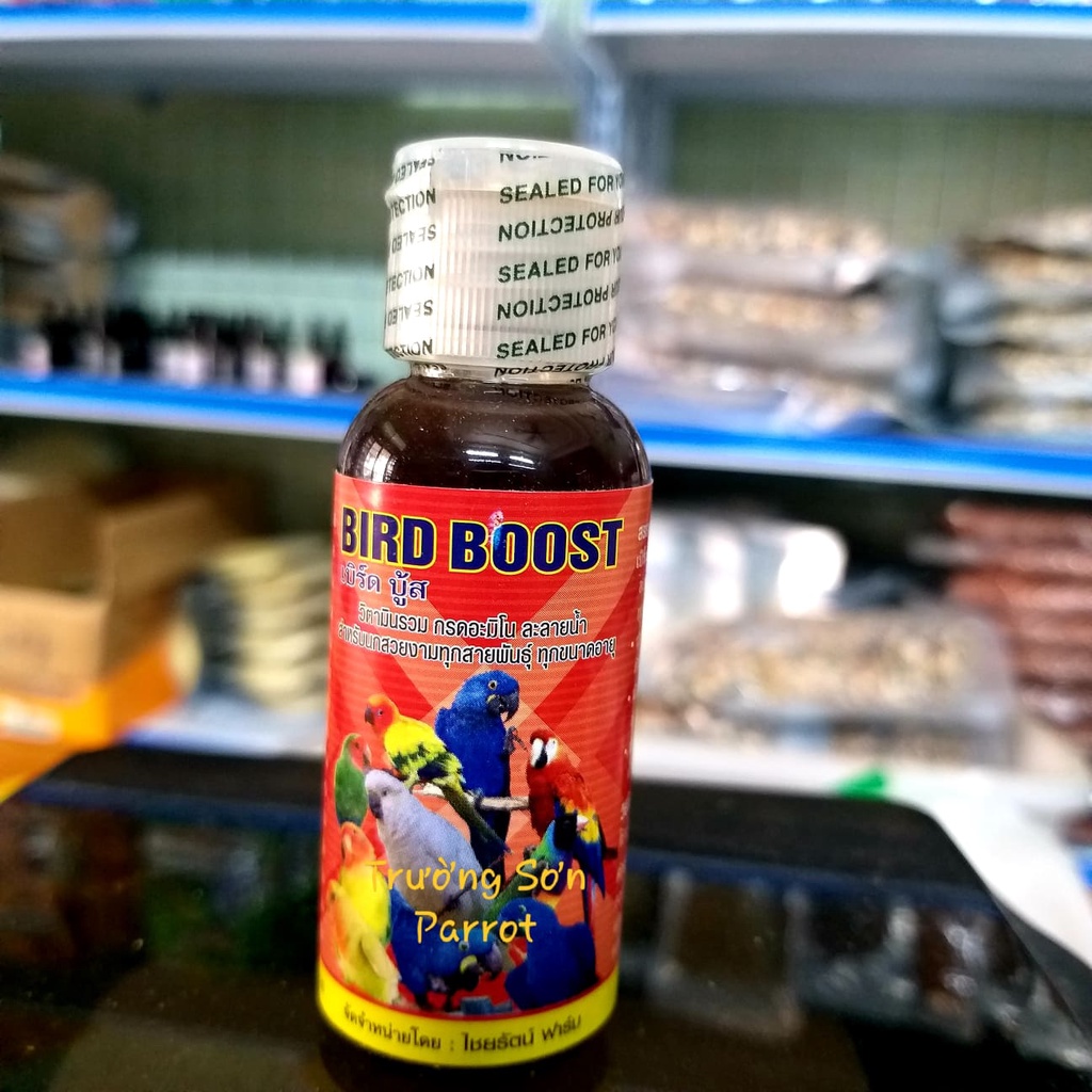 Multivitamin BIRD BOOST Thái chuyên dùng cho vẹt, các loại chim cảnh, gia cầm (10ml / 100ml)