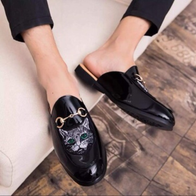 sục da mèo bóng xanh nót vàng kèm video