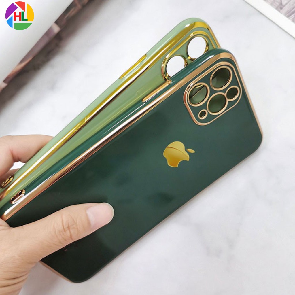 Ốp lưng iphone dẻo xi viền vuông độ iphone 12 cho 6plus/6s plus/7/7plus/8/8plus/x/xs/xs max/11/11 promax/12/12pro max