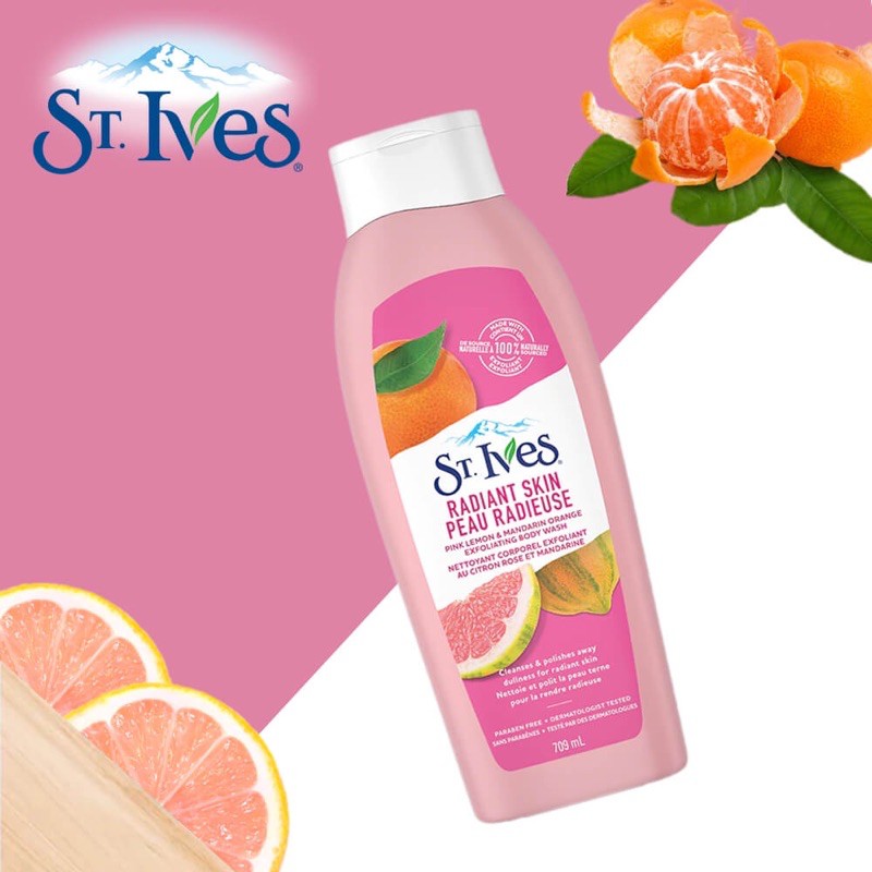 [USA] Sữa tắm ST.IVES 709ML muối biển và tảo bẹ | Cam Chanh | Yến Mạch & Bơ - Mỹ | BigBuy360 - bigbuy360.vn