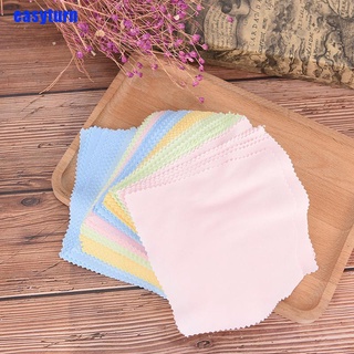 Set 10 khăn lau mắt kính bằng sợi microfiber