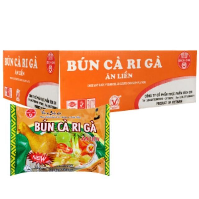 BÚN CÀ RI GÀ ĂN LIỀN VINA BÍCH CHI 60GR