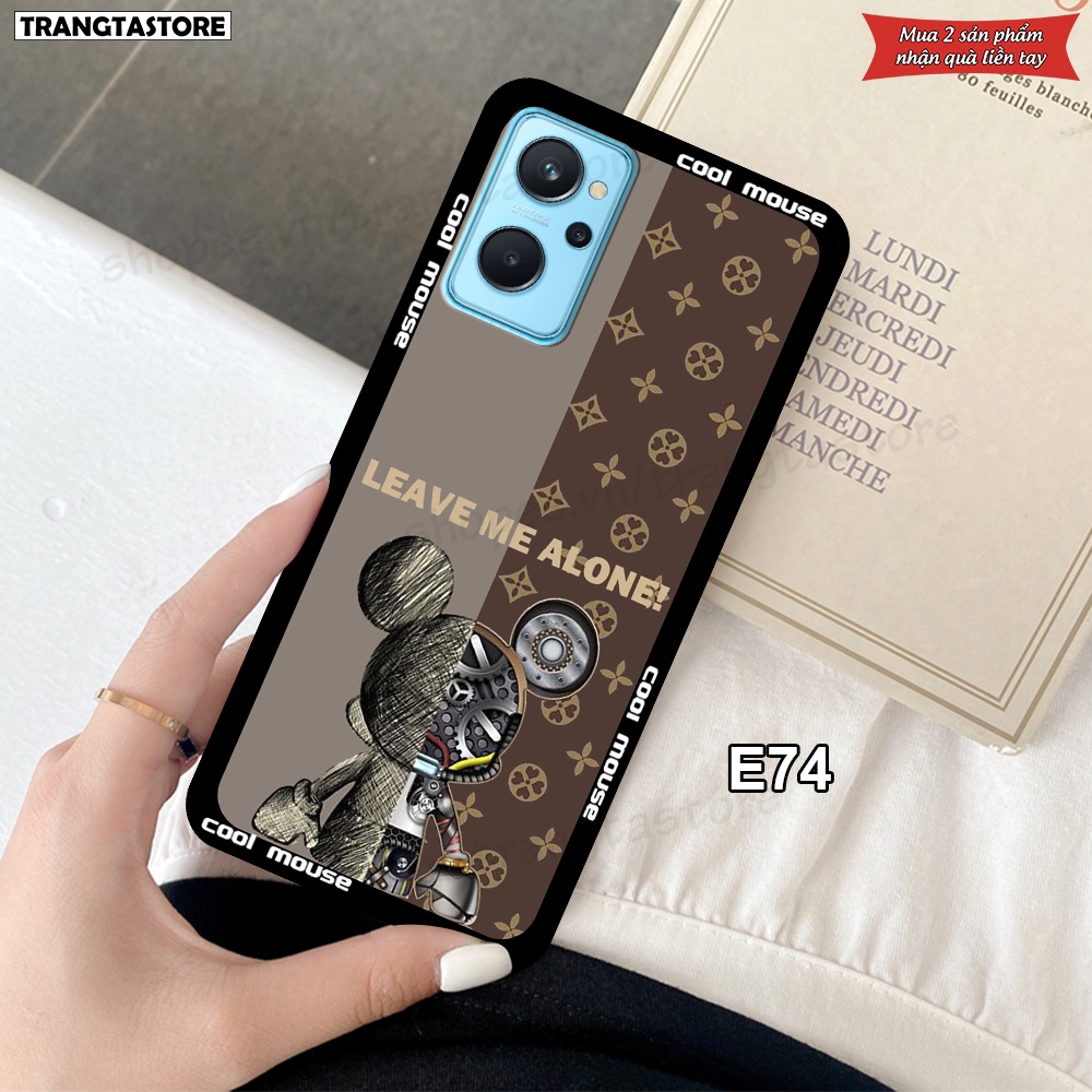 Ốp Realme 9i in hình gấu Bearbrick,Metal Style,Doremon siêu dễ thương chất lượng