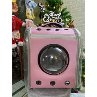 Balo Phi Hành Gia Cho Thú Cưng 10kg ♥️ Freeship ♥️ Balo vận chuyển chó mèo trong suốt hàng đẹp