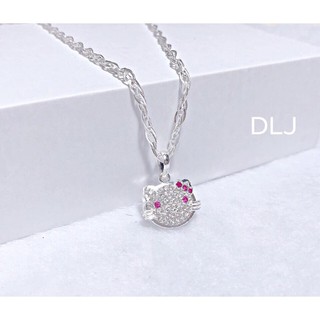DÂY CHUYỀN KITTY RỜI MẶT - DÂY XOẮN KÉP BẠC TA - [ CHUYÊN SỈ BẠC TA ]
