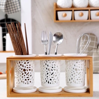 Ống đựng đũa bằng sứ cao cấp