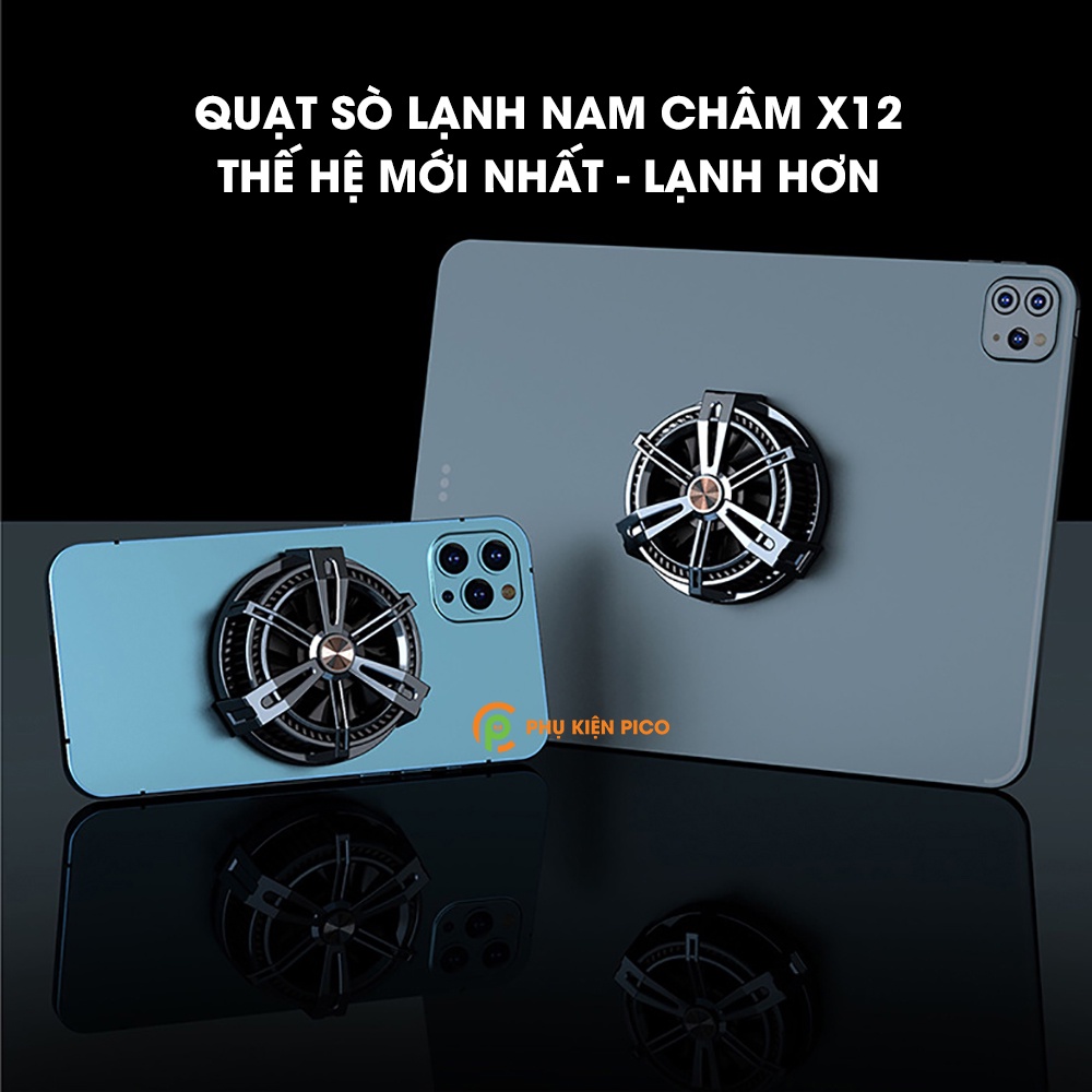 Quạt tản nhiệt điện thoại sò lạnh X60 Ultra / Memo CX03 sạc không dây - Quạt tản nhiệt máy tính bảng X12 Pro Max / X18