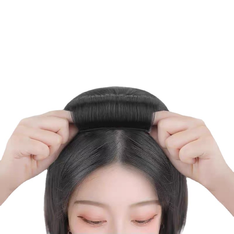 Kẹp phồng chân tóc mái-tóc giả phồng mái bồng bềnh - độn phồng tóc như tóc thật đủ màu - 48