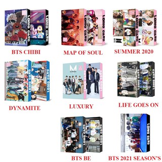 8 Mẫu Lomo Card BTS Thần Tượng Âm Nhạc Mới Nhát 2021