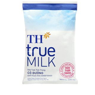 Sữa tươi, TH TrueMilk có đường_220ml