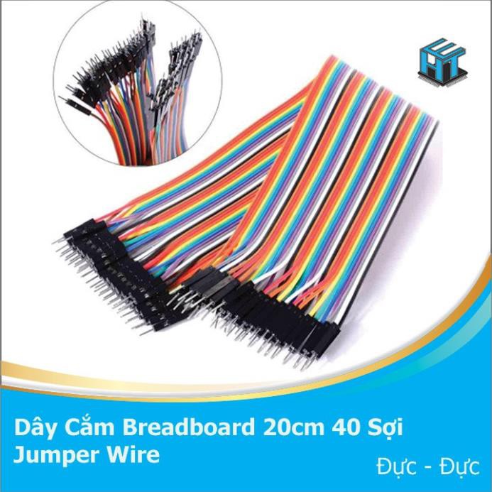 Dây Cắm Breadboard Testboard 40 Sợi Jumper Wire