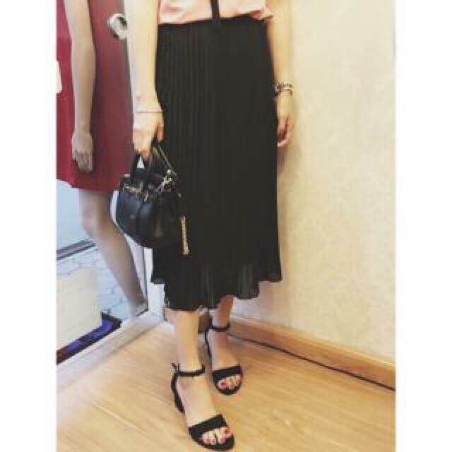 Chân váy xếp ly dáng dài | BigBuy360 - bigbuy360.vn