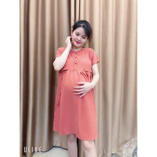 Váy bầu thiết kế 01 (Nơ eo xinh) ་ '