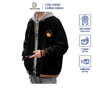  Áo khoác bomber bóng chày vải mè rô nam nữ Bảo Đăng
