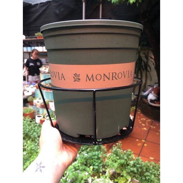 Móc sắt tròn để chậu cây treo ban công sơn tĩnh điện