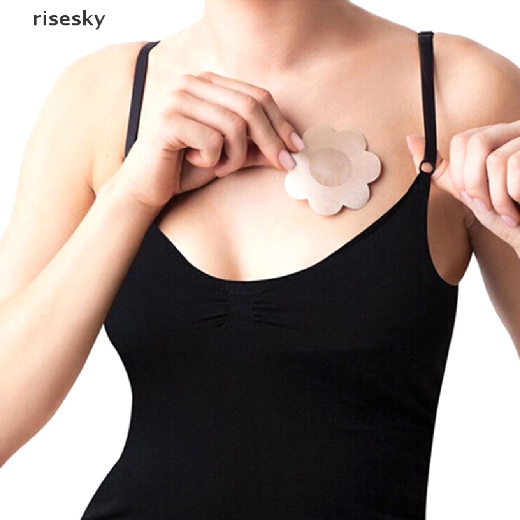 Set 10 Miếng Dán Ngực Tàng Hình Dùng Một Lần Cho Nữ ♨Trên đó