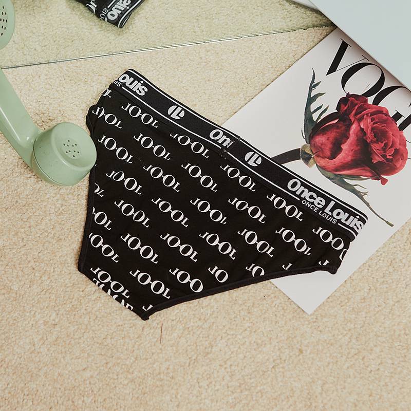 Quần lót nửa mông cotton viền chữ dáng thể thao cao cấp sexy - Kho Sỉ Mai Xuân