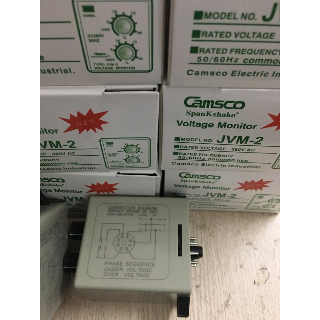 Rơle bảo vệ điện áp Camsco JVM-2