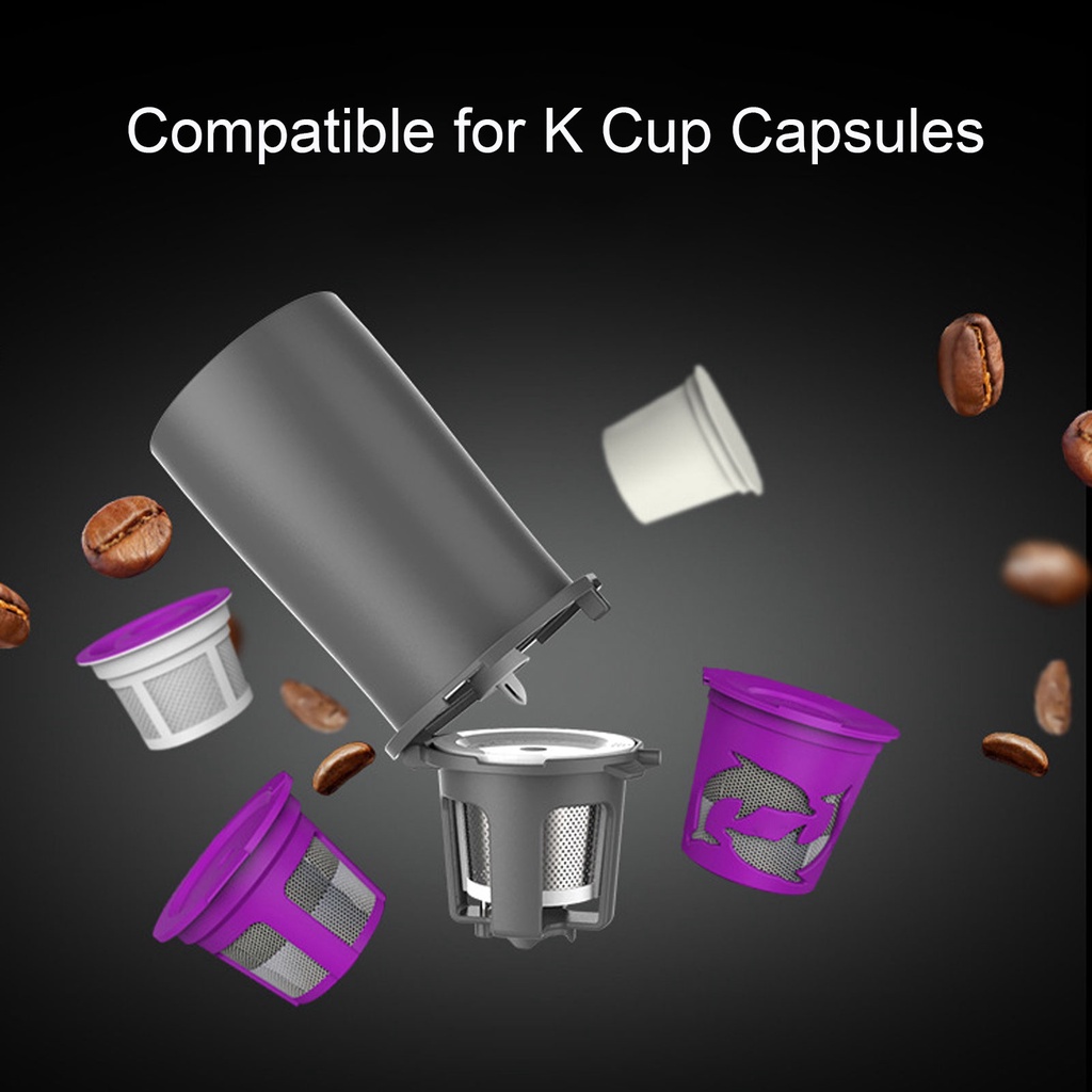 Máy pha cà phê nhỏ giọt văn phòng gia đình - cầm tay 450ml du lịch cho viên nang K Cup - Oxygen072