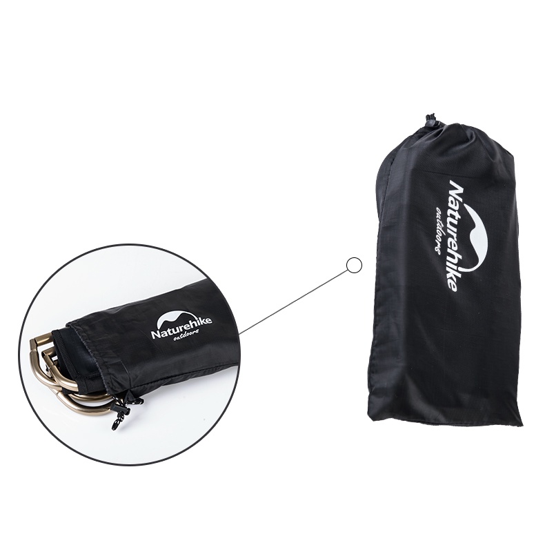 NATUREHIKE Alu Alloy foldable Ghế gấp mini NH17Z012-L
