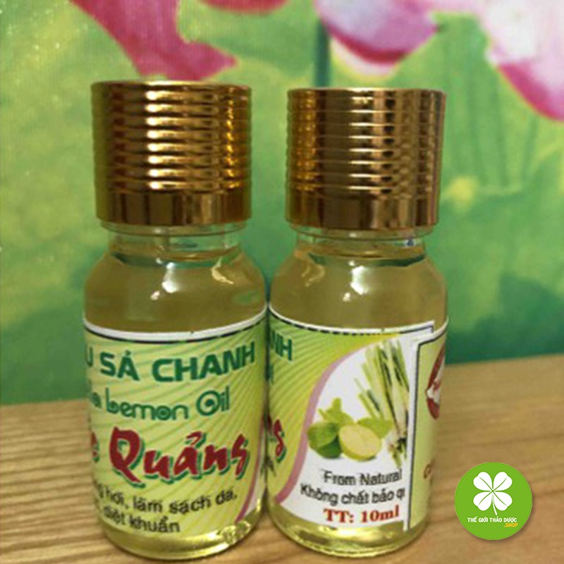 Tinh dầu sả chanh Phước Quảng tự chọn thơm nguyên chất 10ml - TD401