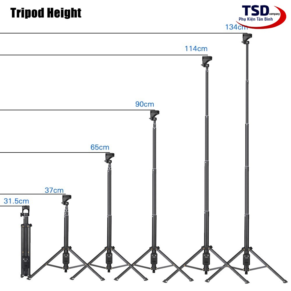 Gậy Tripod 3 Chân VCT-1688 - Gậy Chụp Hình Điện Thoại, Máy Ảnh