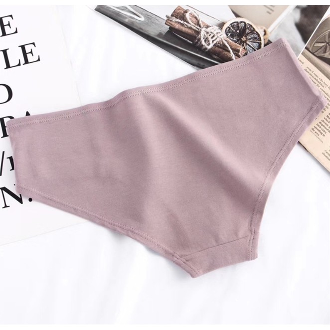 (Thanh lý) Quần Lót Cotton Dây Sườn Dáng Thể Thao P273